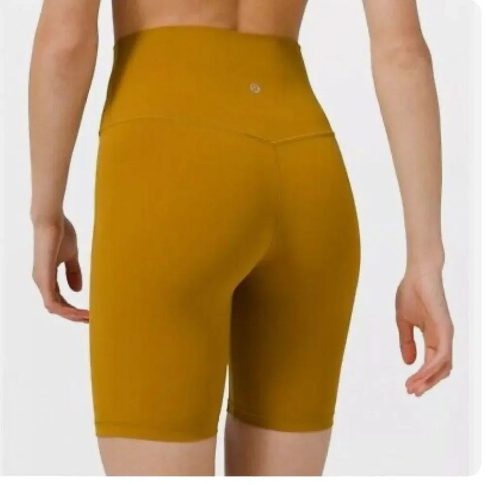 NWTs lululemon Align™ High-Rise Short 8" Gold Spice Biker Shorts